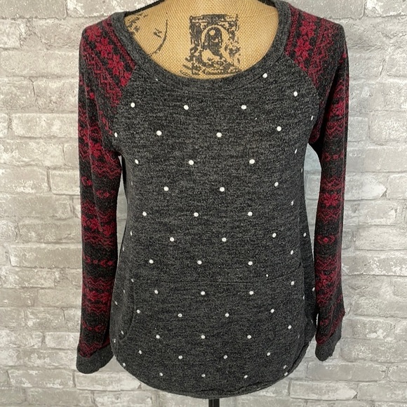 12PM by Mon Ami Dotted Top - Picture 1 of 6